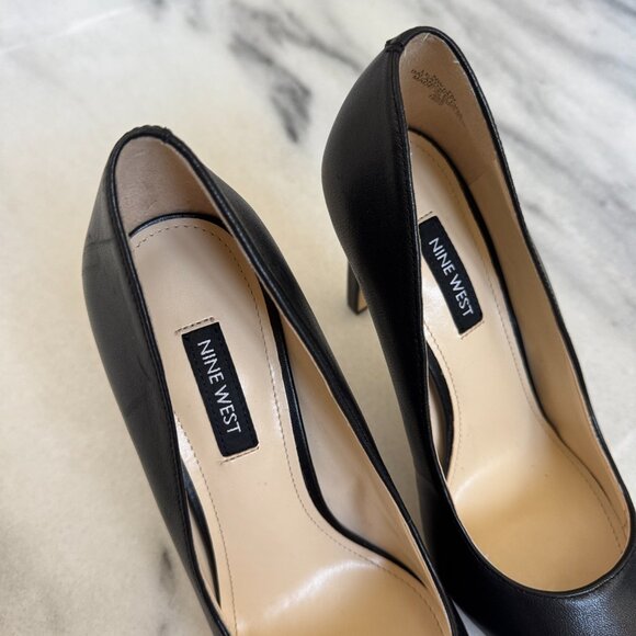 Black Nine West Stiletto Heels - Picture 2 of 7